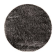 Round high-pile floor rug - Richmond Anthracite 905