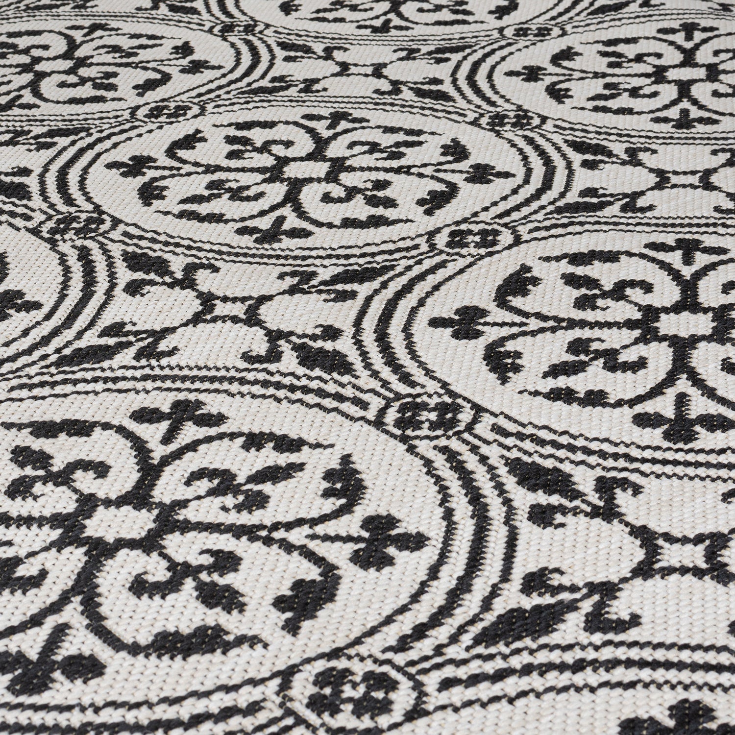 Outdoor runner - Varano Casablanca Black/White