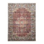 Indoor Outdoor Rug - Kairo Medallion Burgundy