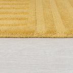 Modern floor rug - Solacio Zen Ochre Yellow