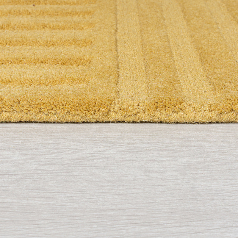 Modern floor rug - Solacio Zen Ochre Yellow