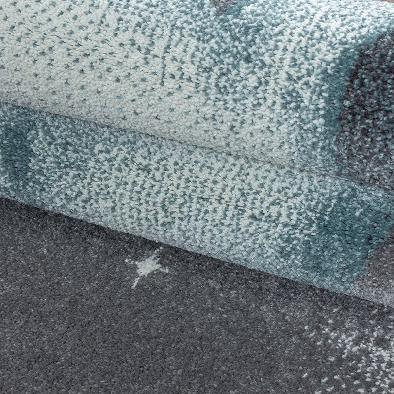 Children's floor rug - Bambi Bear Blue