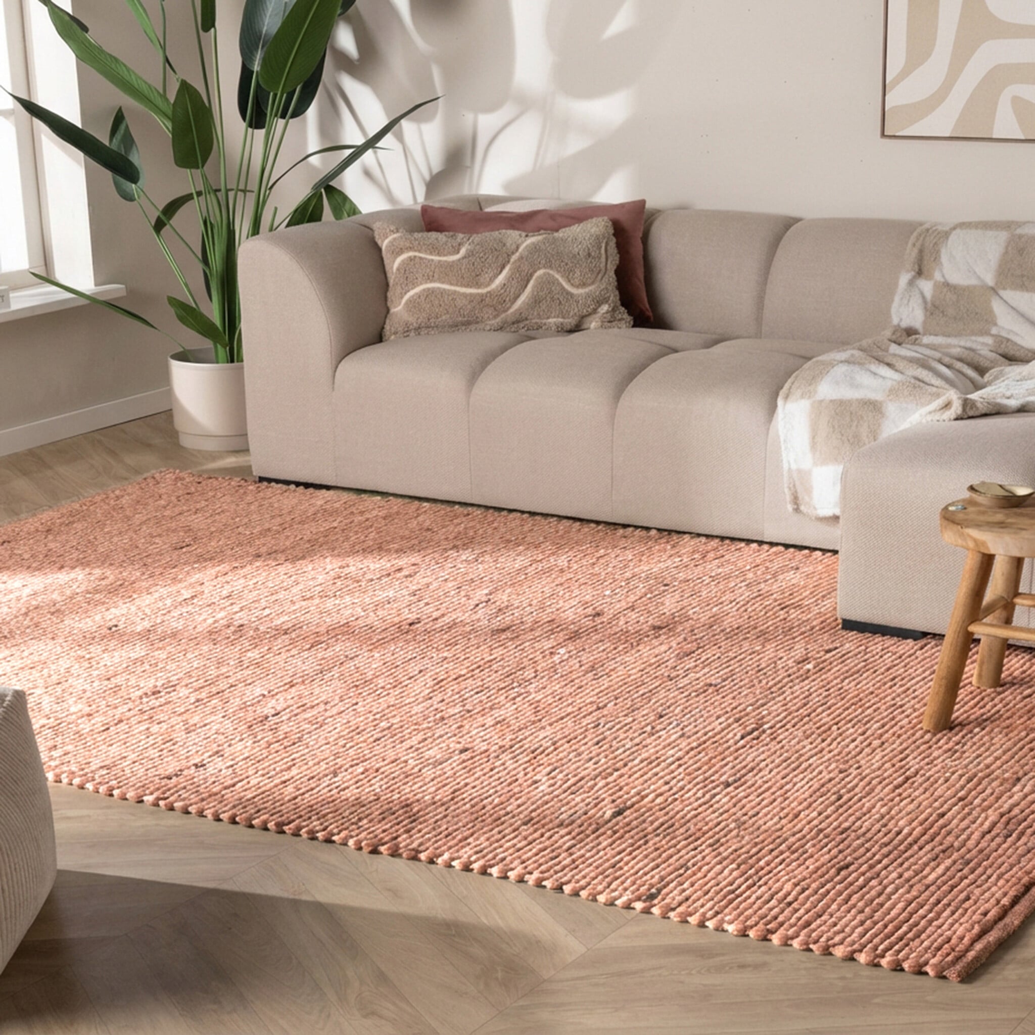 Wool rug - Feline Terracotta