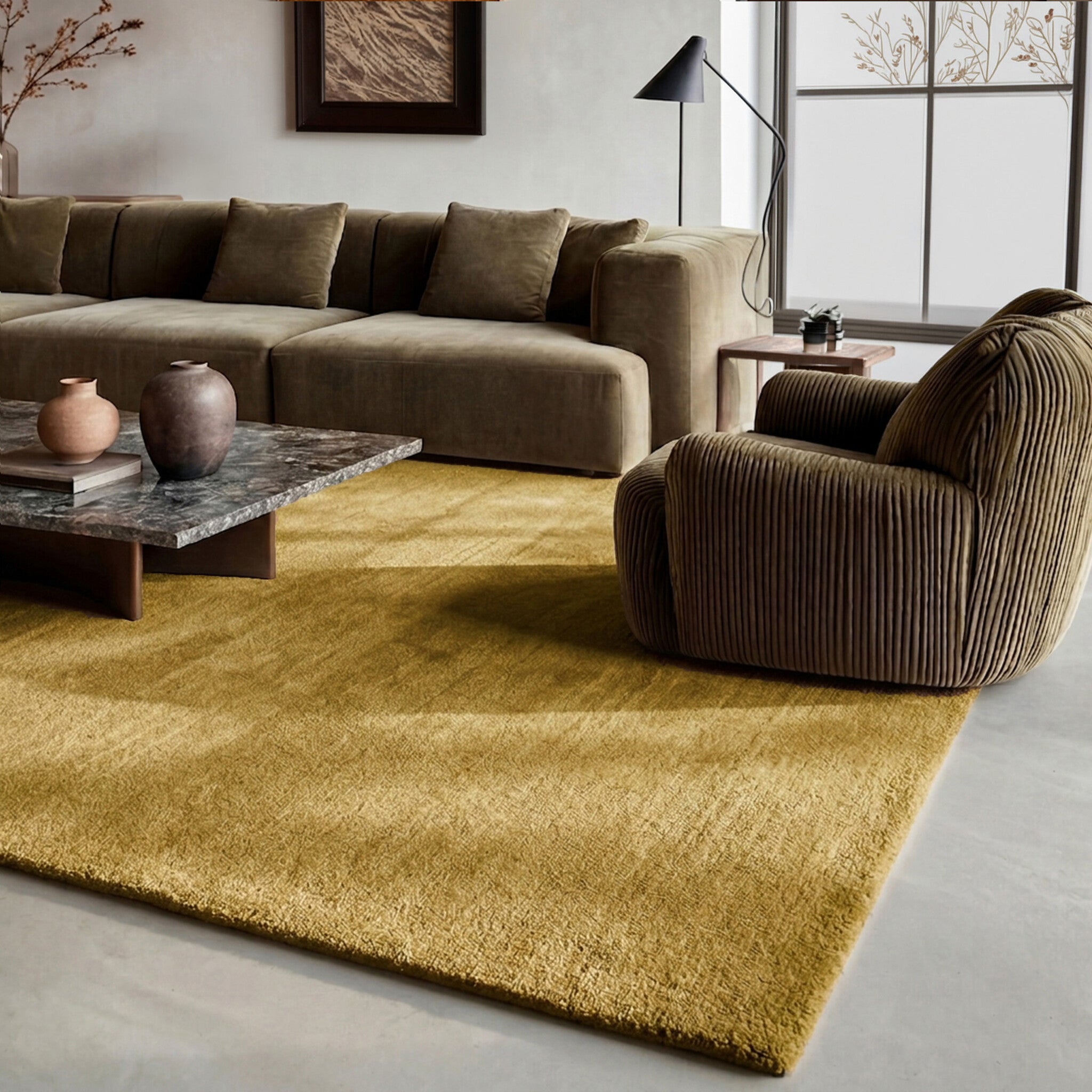 Wool rug - Leone Gold