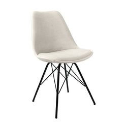 Velvet Chair - Ivory