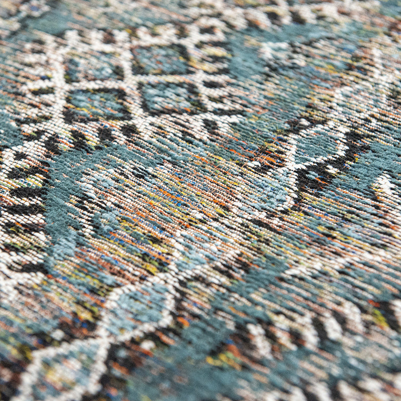 Vintage floor rug - Antiquarian Kilim Blue 9110