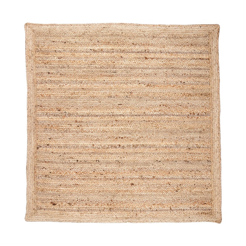 Jute Rug - Fair Square Natural