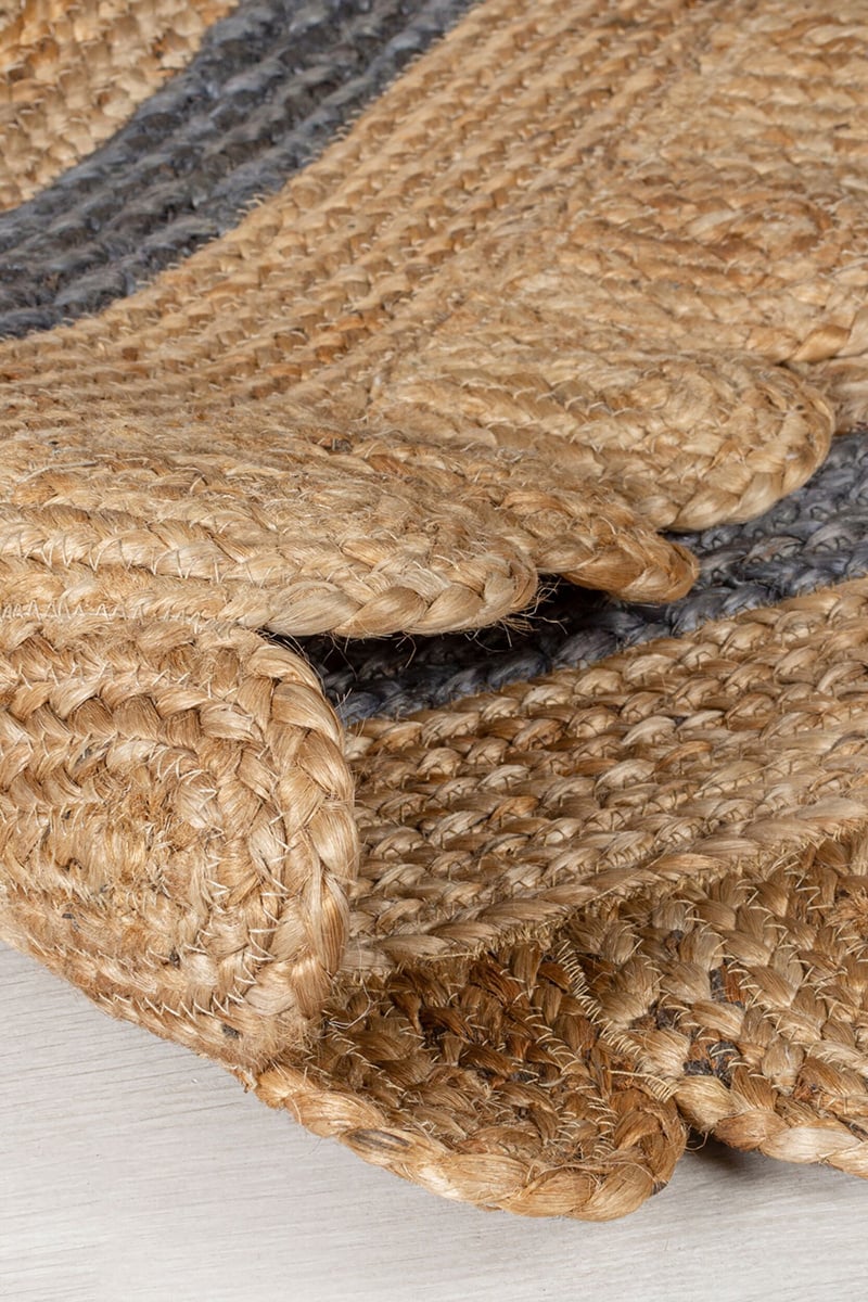Jute runner - Grazo Natural/Grey