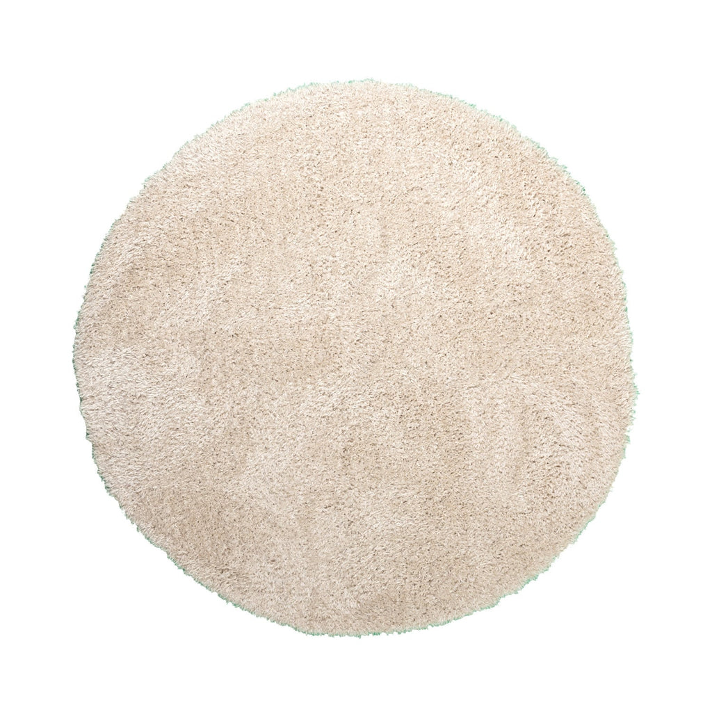 Round Shaggy Rug - Blaze Beige