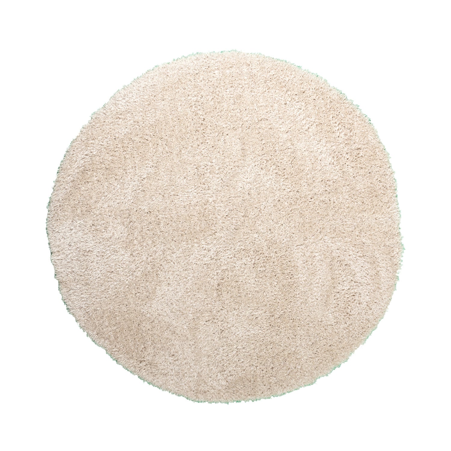 Round Shaggy Rug - Blaze Beige