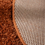 Round High-Pile Rug – Wish Terracotta