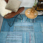 Rug Patchwork - Moods Blue/Multicolour No.14