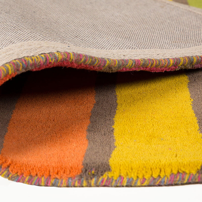 Round Modern Floor Rug - Illo Candy Multicolor