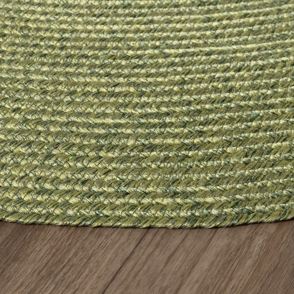 Round Indoor Outdoor Rug - Bali Green
