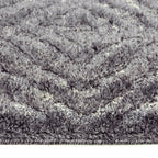 Soft floor rug - Oceane Geo Dark Grey