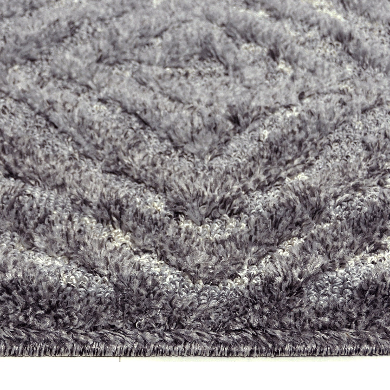 Soft floor rug - Oceane Geo Dark Grey