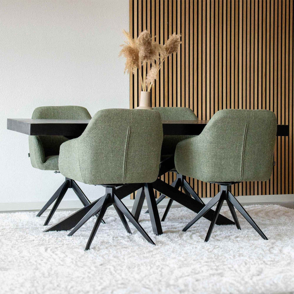 Swivel Chair - Rafi Green