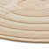 Organic floor rug - Fano Girare Beige