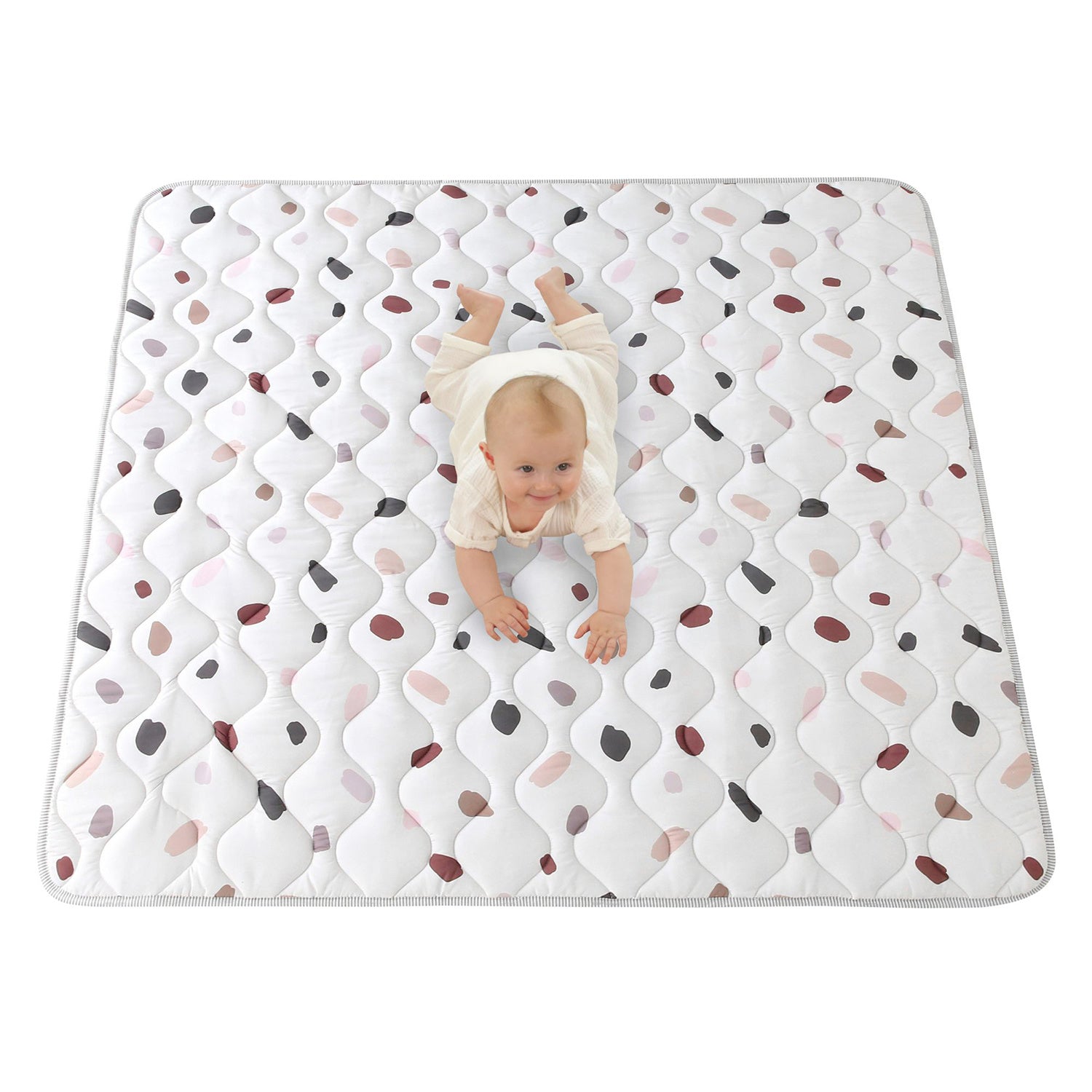 Baby play mat square - Noa Confetti