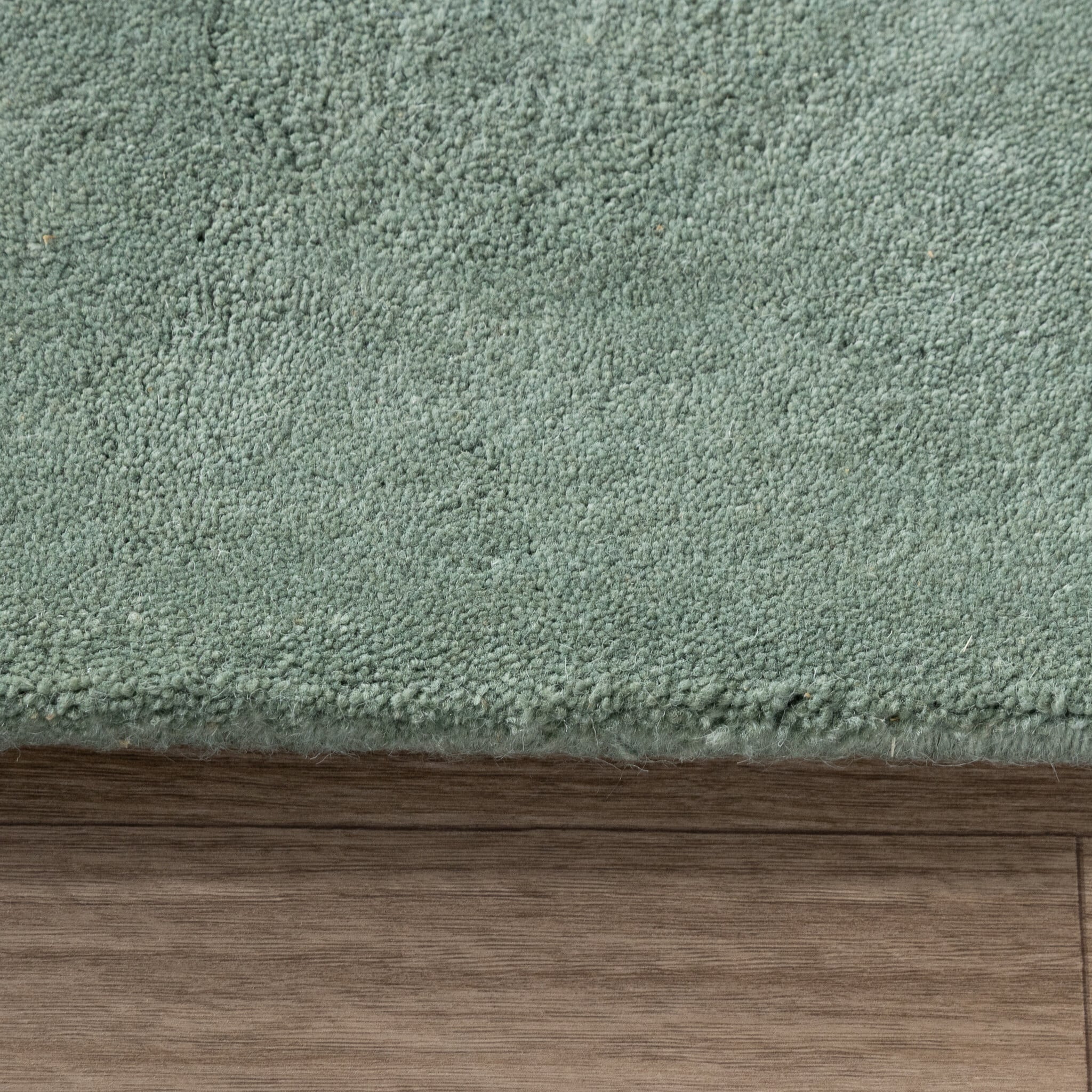 Wool Abstract Rug – Jules Creme/Green