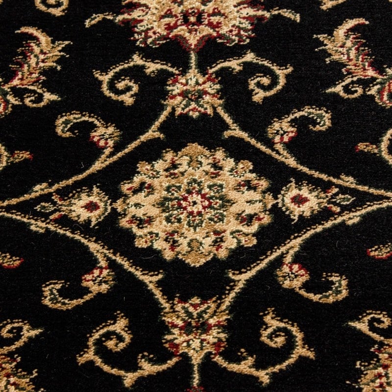 Oriental Floor Rug - Marrakesh Black 210
