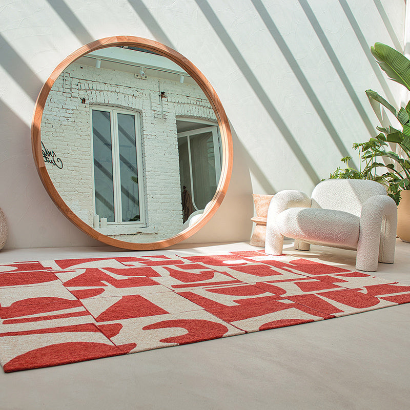 Modern rug - Papercut Rust 9364