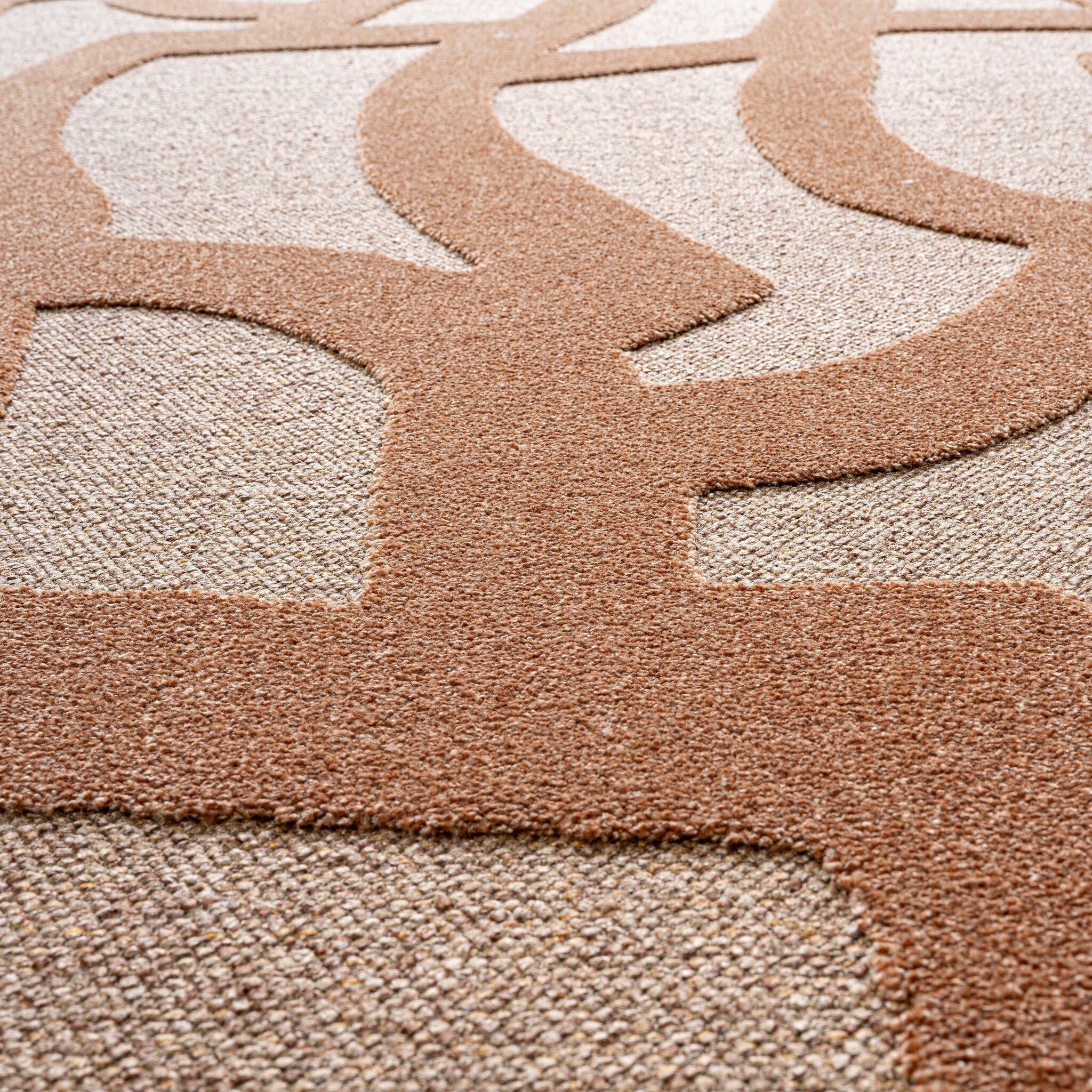 Modern Floor Rug - Thor Red 1111