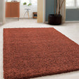 High Pile Rug - Solid Terracotta