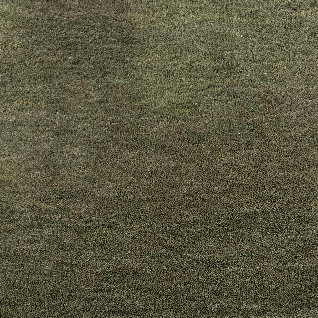 Round wool rug - Leone Green