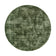 Round Viscose Rug - Pearl Dark Green