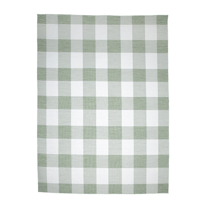 Indoor Outdoor Rug - Ranch Checkerboard Green