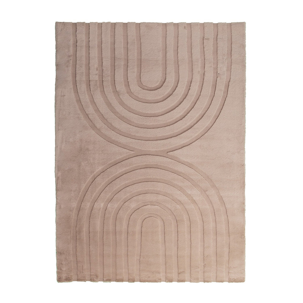 Soft High Pile Rug - Carvy Arches Taupe