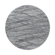 Round Scandinavian Rug - Pitea Double Grey