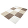 High Pile Floor Rug - Cube Mocha