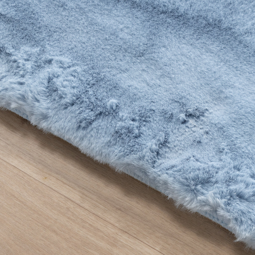 Soft High Pile Rug - Comfy Supreme Light Blue