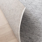 Sustainable Low-Pile Rug - Lykke Light Grey