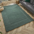 Solid floor rug - Tuscano Siena Dark Green