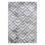 Modern floor rug - Marble Pattern Grey/Brown