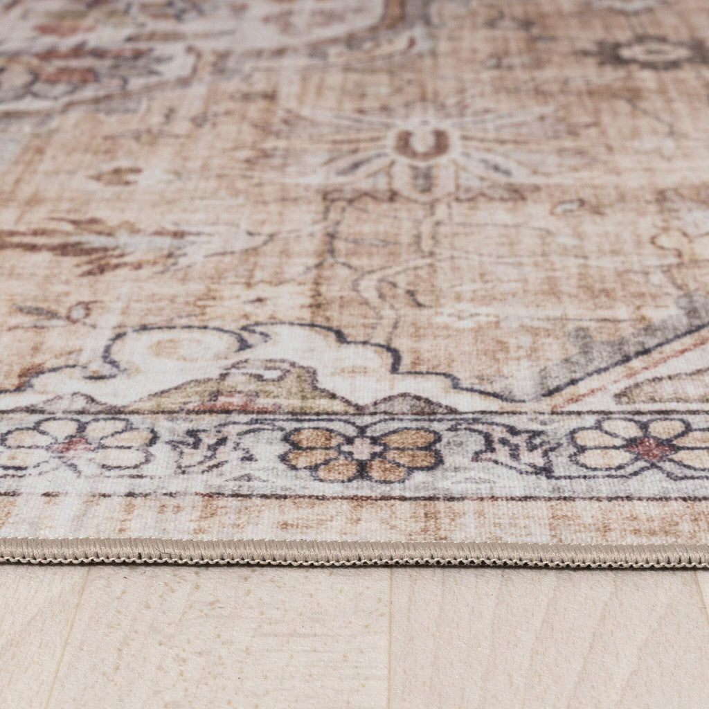 Oriental Rug - Leyla Medallion Taupe