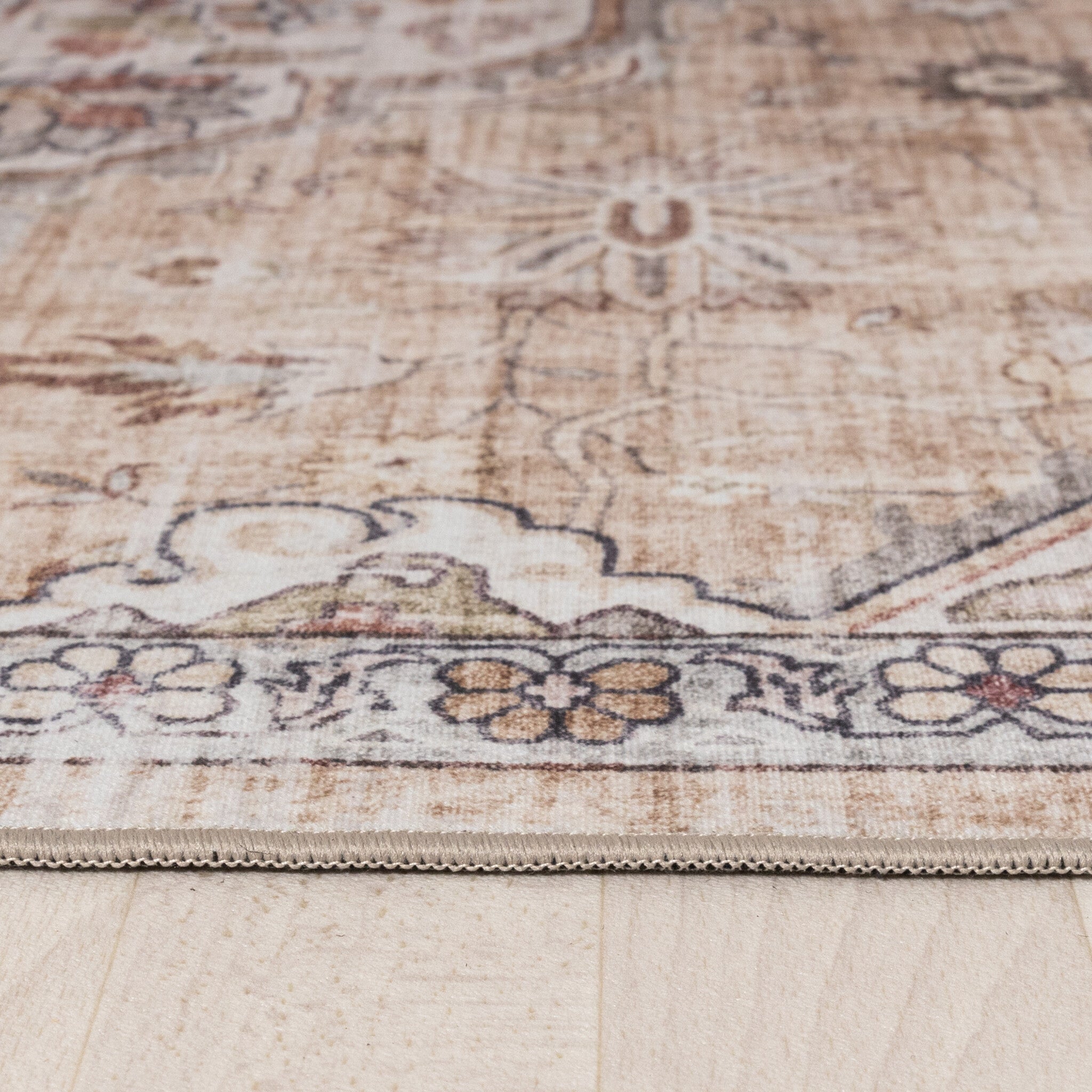 Oriental Rug - Leyla Medallion Taupe
