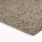 Wool floor rug - Berbero Lungo Light Grey 834