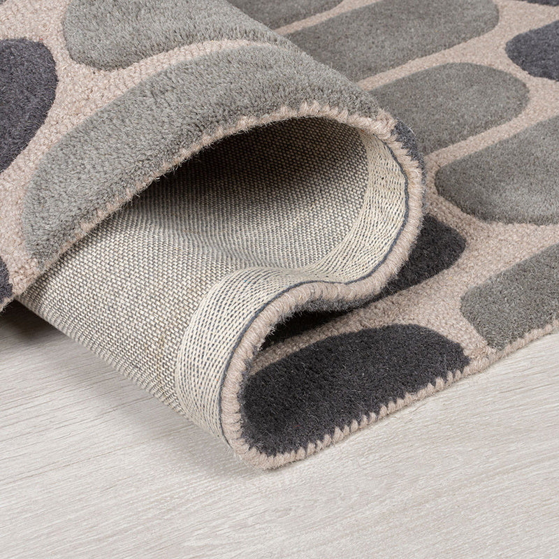Modern floor rug - Rado Fossil Grey