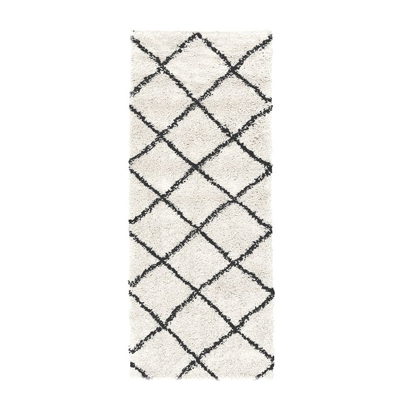High-Pile Runner - Sensa Lines Cream