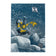 Children's floor rug - Fleurtje Penguin Blue