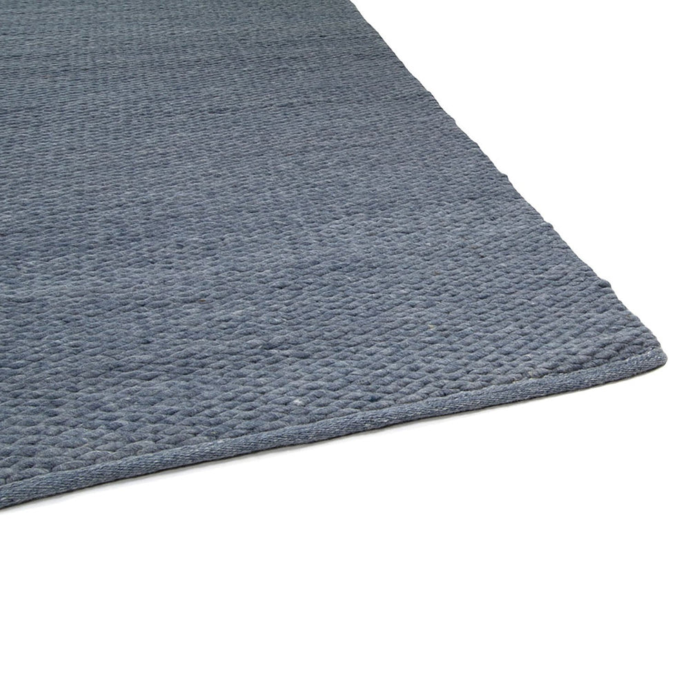 Wool floor rug made to measure - Genua Blue 227