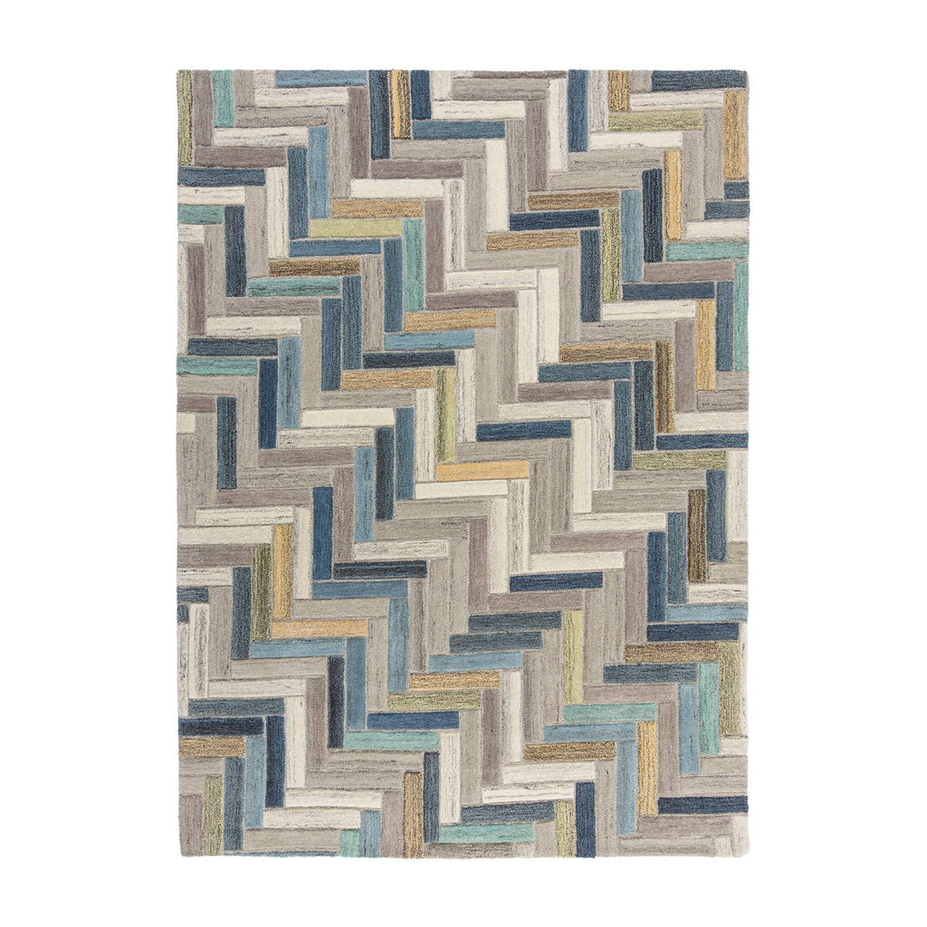 Graphic floor rug - Mado Russo Multicolor