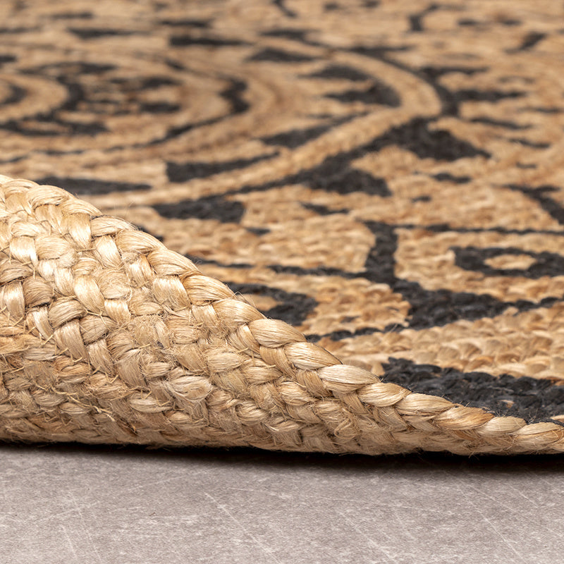 Round Jute Rug - Henna Ayda Natural