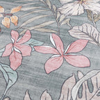 Outdoor rug flowers - Poppy Olive green