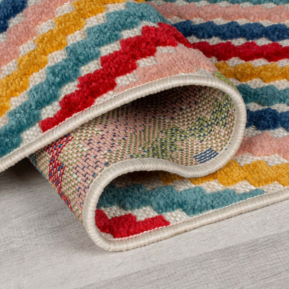 Indoor and Outdoor Rug - Bayo Diamond Multicolor