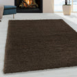 High-Pile Floor Rug - Fuzzy Brown